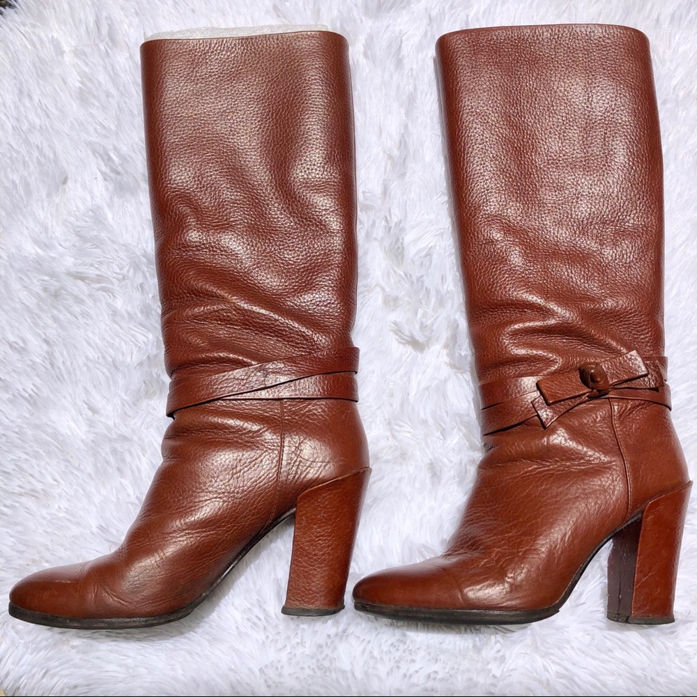 Kate Spade New York Mandie Boots Brown Knee High 7 - Picture 8 of 16